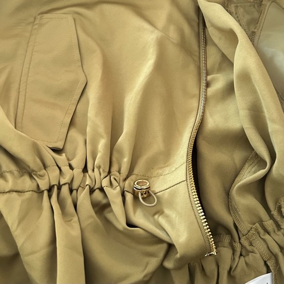 MARC NEW YORK Andrew Mark Satin-Feel Hooded Jacket in Chartreuse - Picture 7 of 11